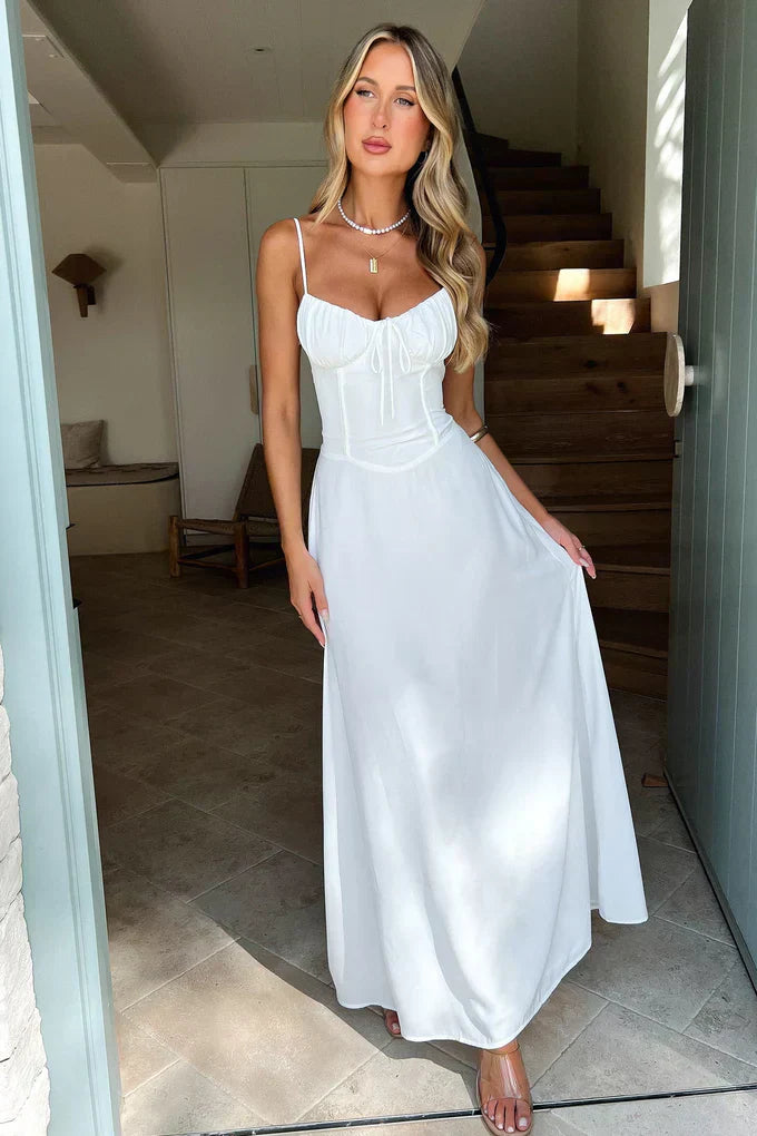 Maxi Dress Women's Elegant Fit with Sweetheart Neckline - Image 7