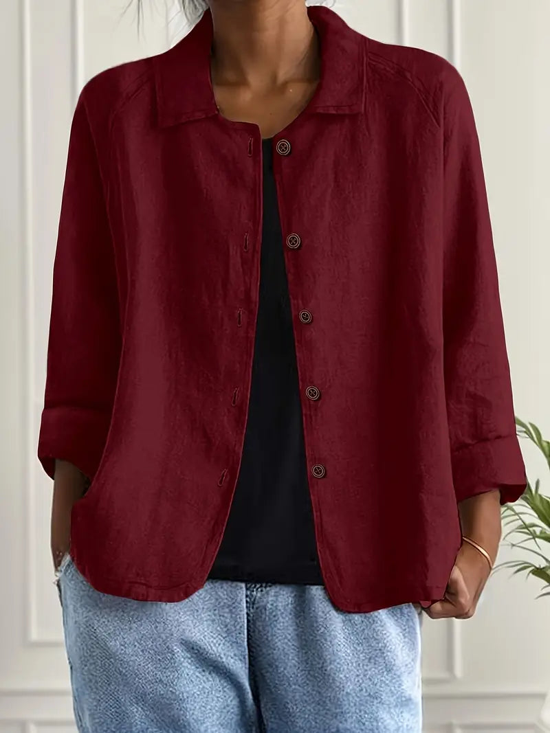 Johanna – Women Casual Button-Up Top - Image 10