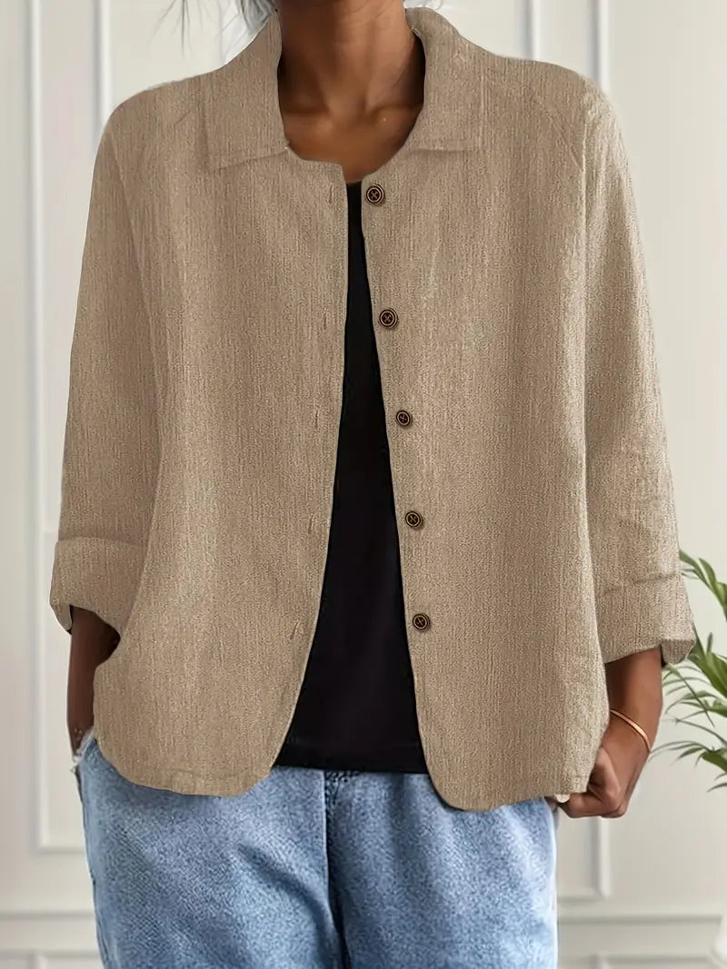 Johanna – Women Casual Button-Up Top - Image 3