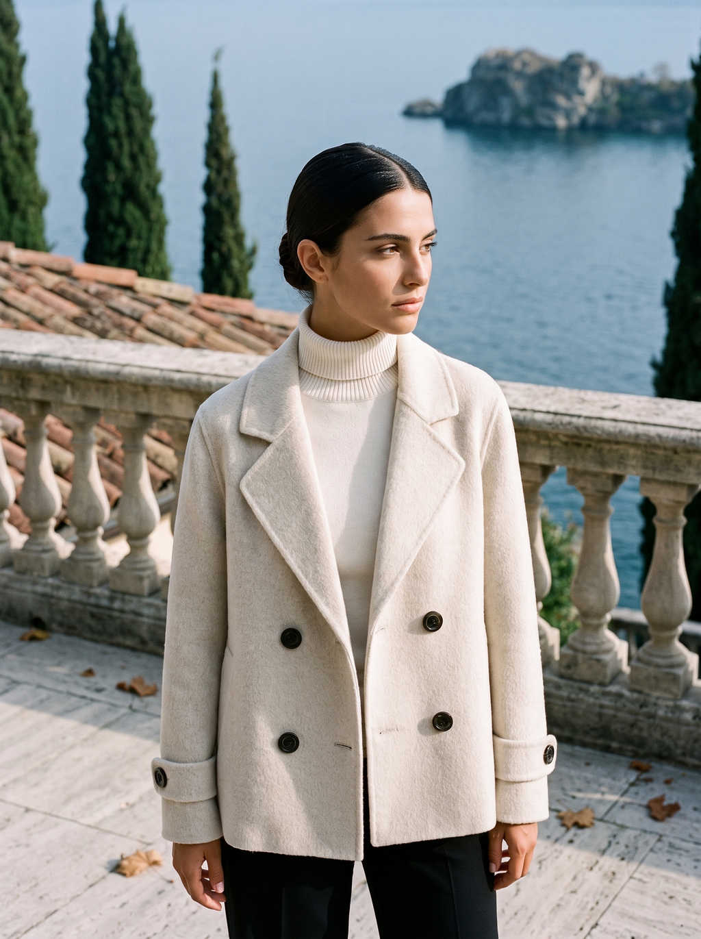 Double-breasted women's jacket with a casual fit - J&B; - 1 - Elvaroza.com
