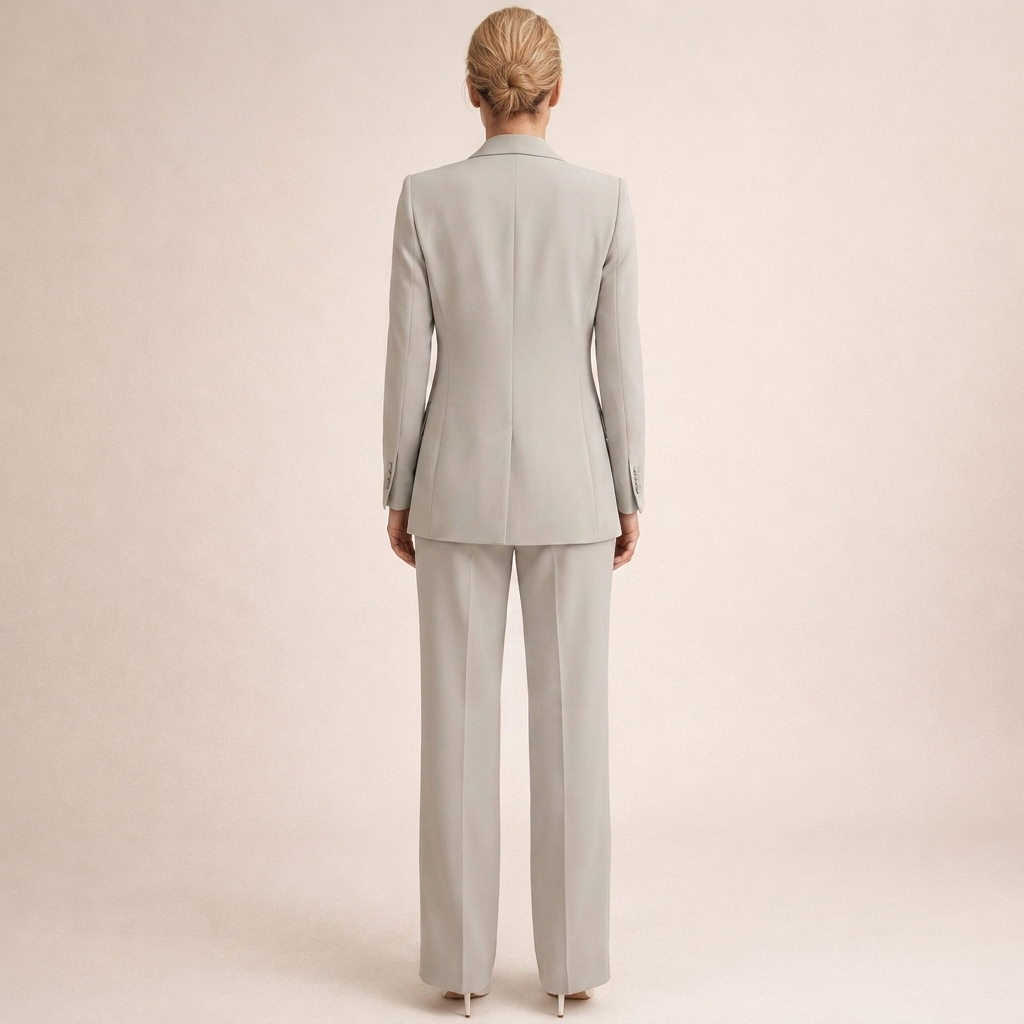 Two-piece set consisting of a fitted women's blazer and wide-leg pants - J&B; - 9 - Elvaroza.com