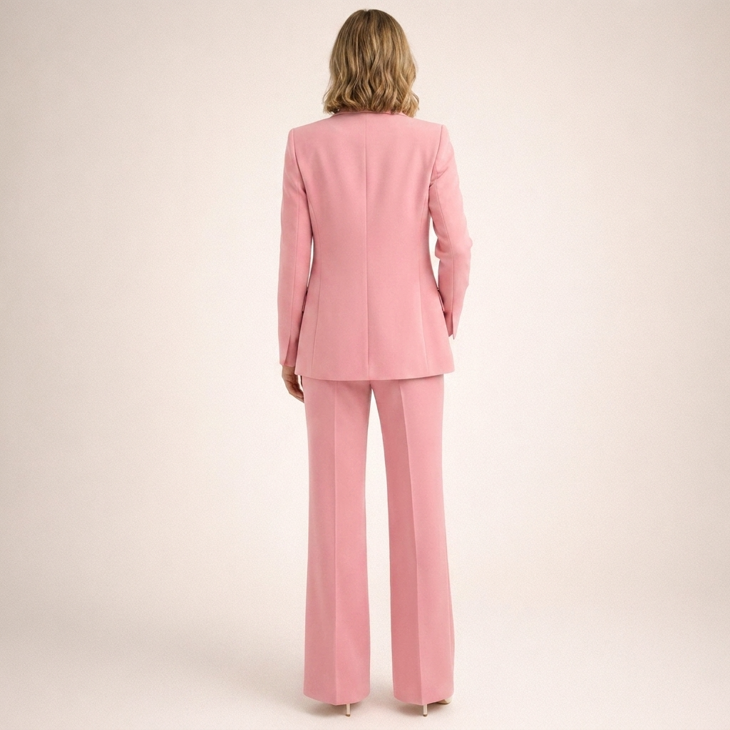 Two-piece set consisting of a fitted women's blazer and wide-leg pants - J&B; - 14 - Elvaroza.com