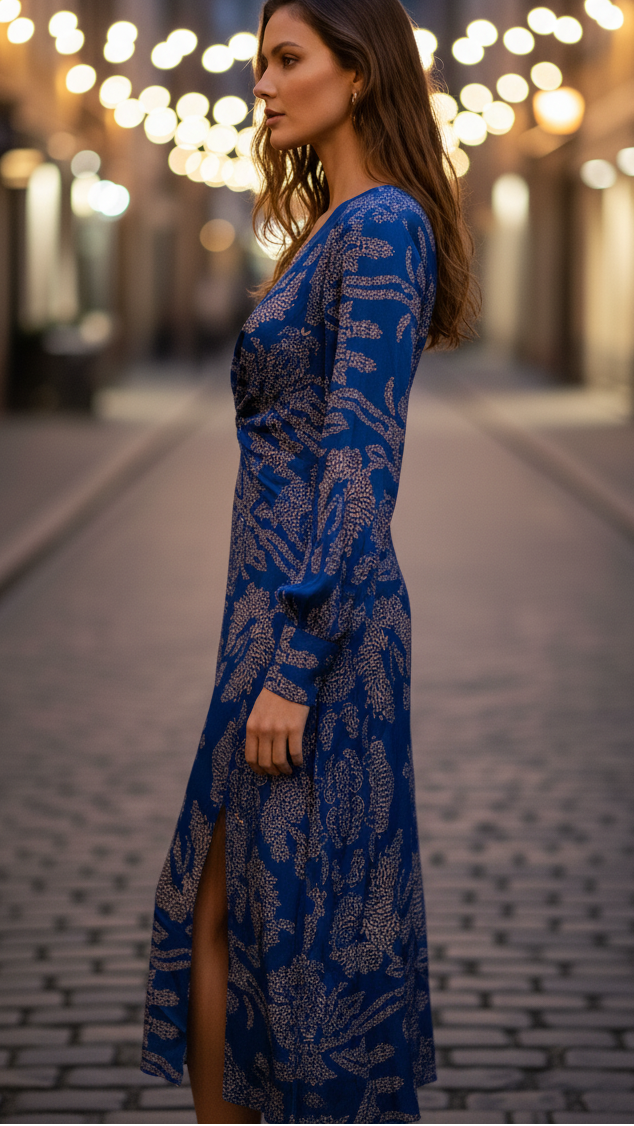 Charlotte – Elegantes Kleid mit Blumenmuster für Damen - Image 7
