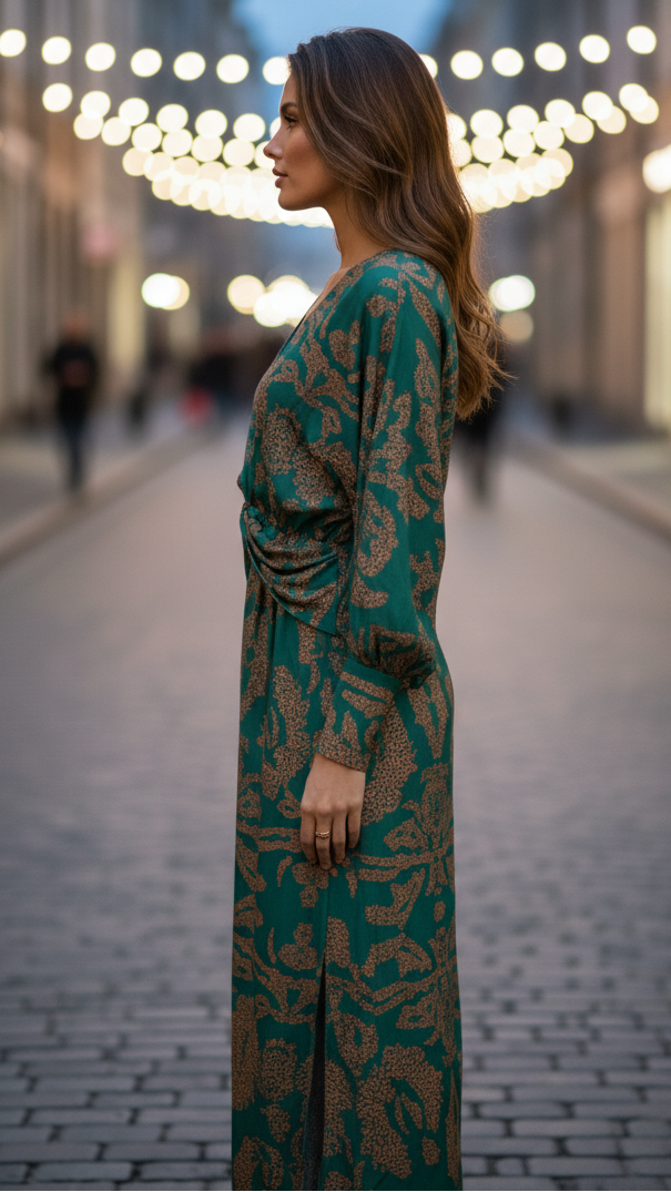 Charlotte – Elegantes Kleid mit Blumenmuster für Damen - Image 8