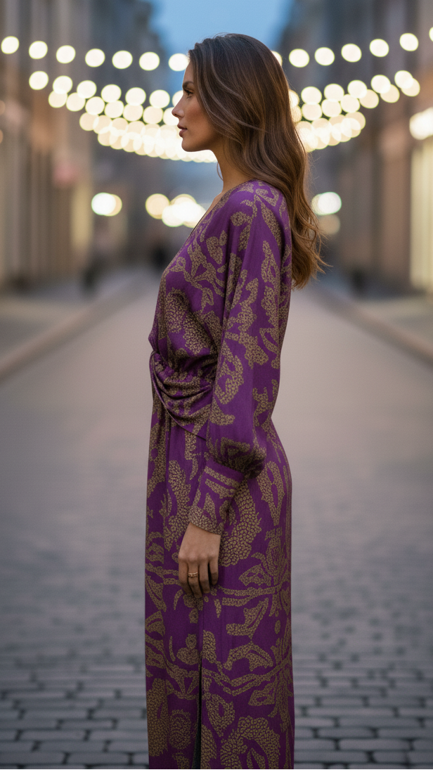 Charlotte – Elegantes Kleid mit Blumenmuster für Damen - Image 9