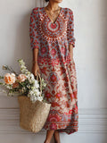 Britta – Floral Maxi Dress - Image 1