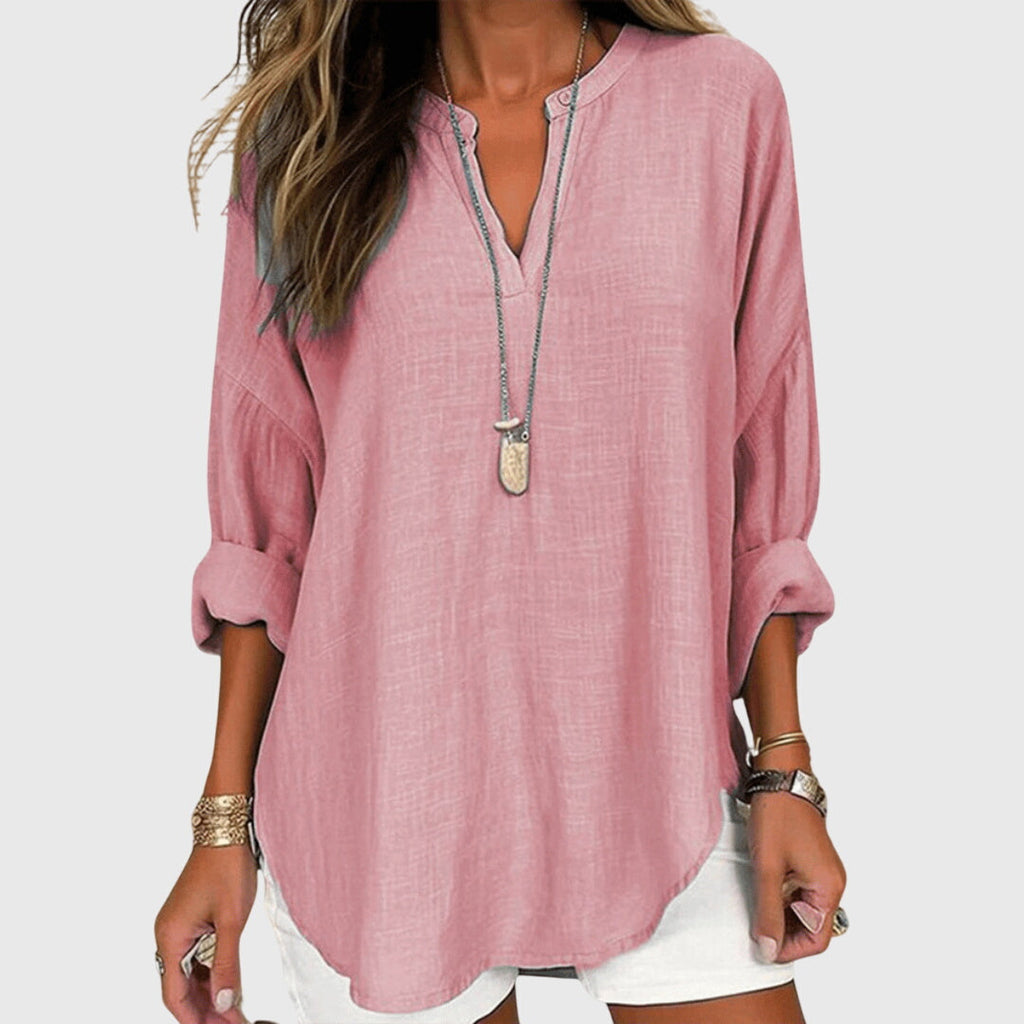 Annika – Flowy Elegant Beach Blouse - Image 4