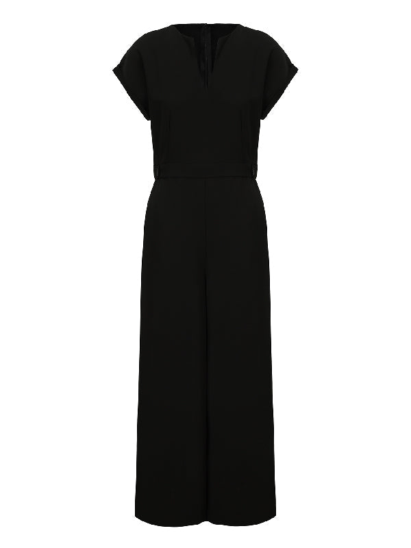 Kirsten – Elegant Cap Sleeve Wide Leg Jumpsuit - Image 16