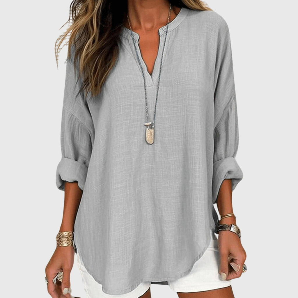 Annika – Flowy Elegant Beach Blouse - Image 5