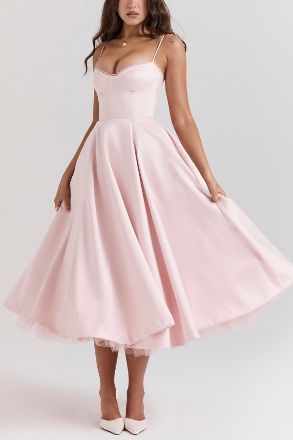 Marie – Strapless V-neck sleeveless Dress - Image 48