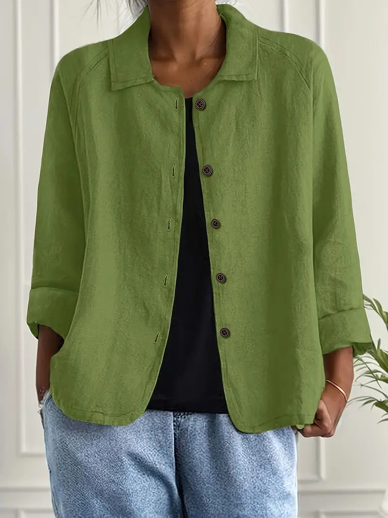 Johanna – Women Casual Button-Up Top - Image 11