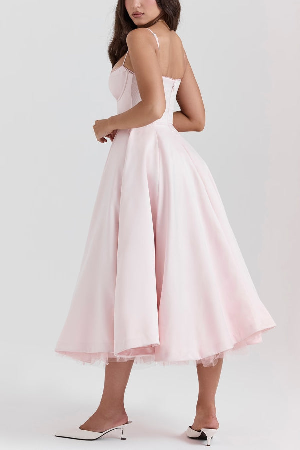Marie – Strapless V-neck sleeveless Dress - Image 53