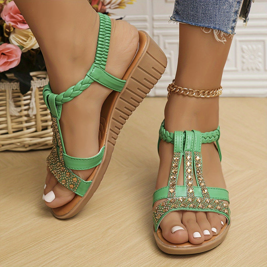 Lieselotte – Strap Wedge Summer Sandals - Image 7