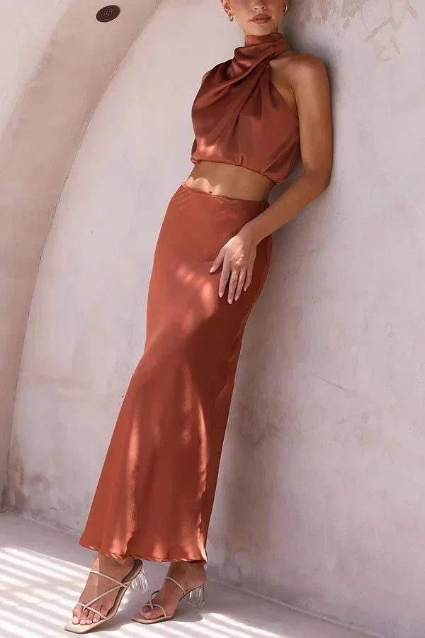 Lea – Flowing Skirt Wedding Guest Dress - Image 10