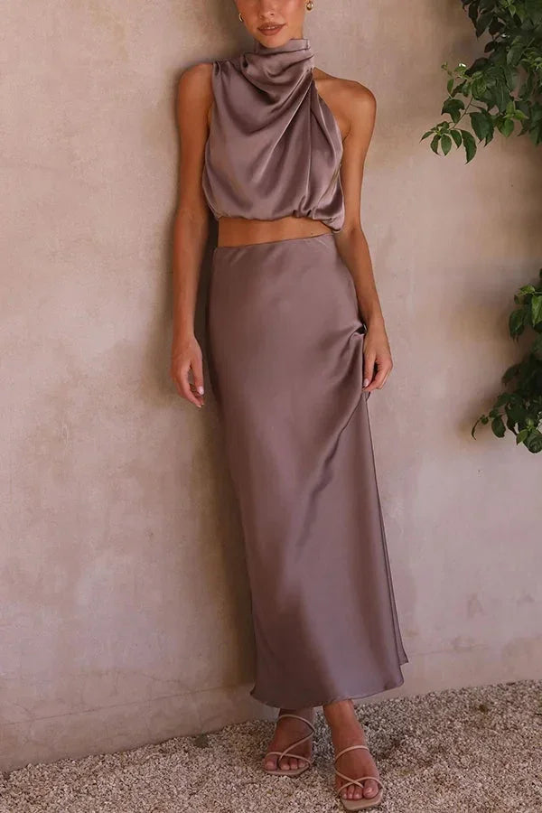 Lea – Flowing Skirt Wedding Guest Dress - Image 12