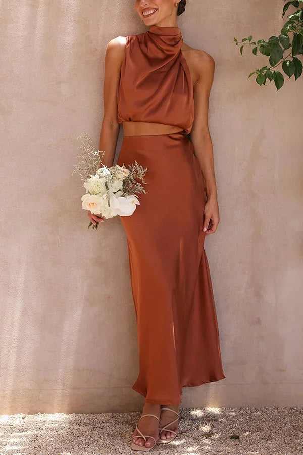 Lea – Flowing Skirt Wedding Guest Dress - Image 8