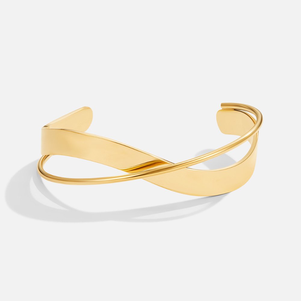 Alexis – Elegant Twisted Cuff Bracelet - Image 2