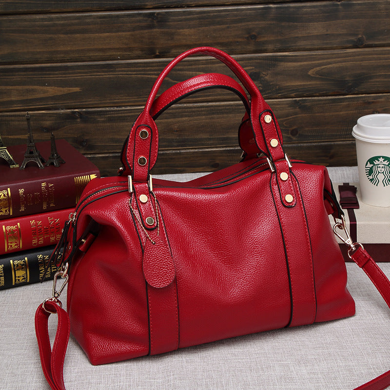 Adriana – Retro Boston Fashion Handbag - Image 1