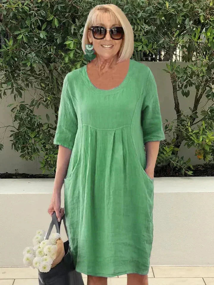 Sandra – Women Loose with Pockets Dress - Image 5