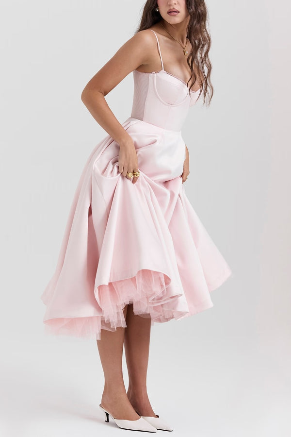Marie – Strapless V-neck sleeveless Dress - Image 52