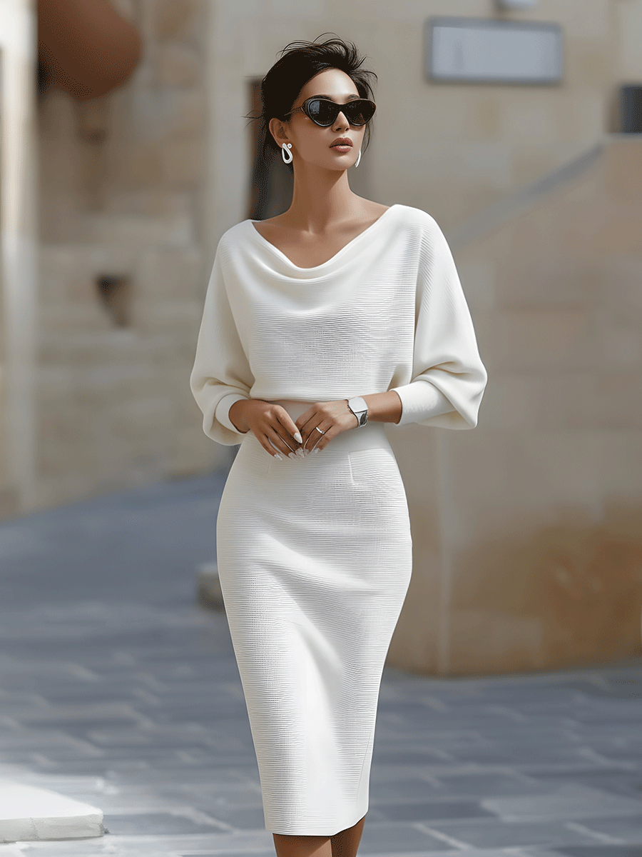 Carina – Women Elegant Midi Dress - Image 1