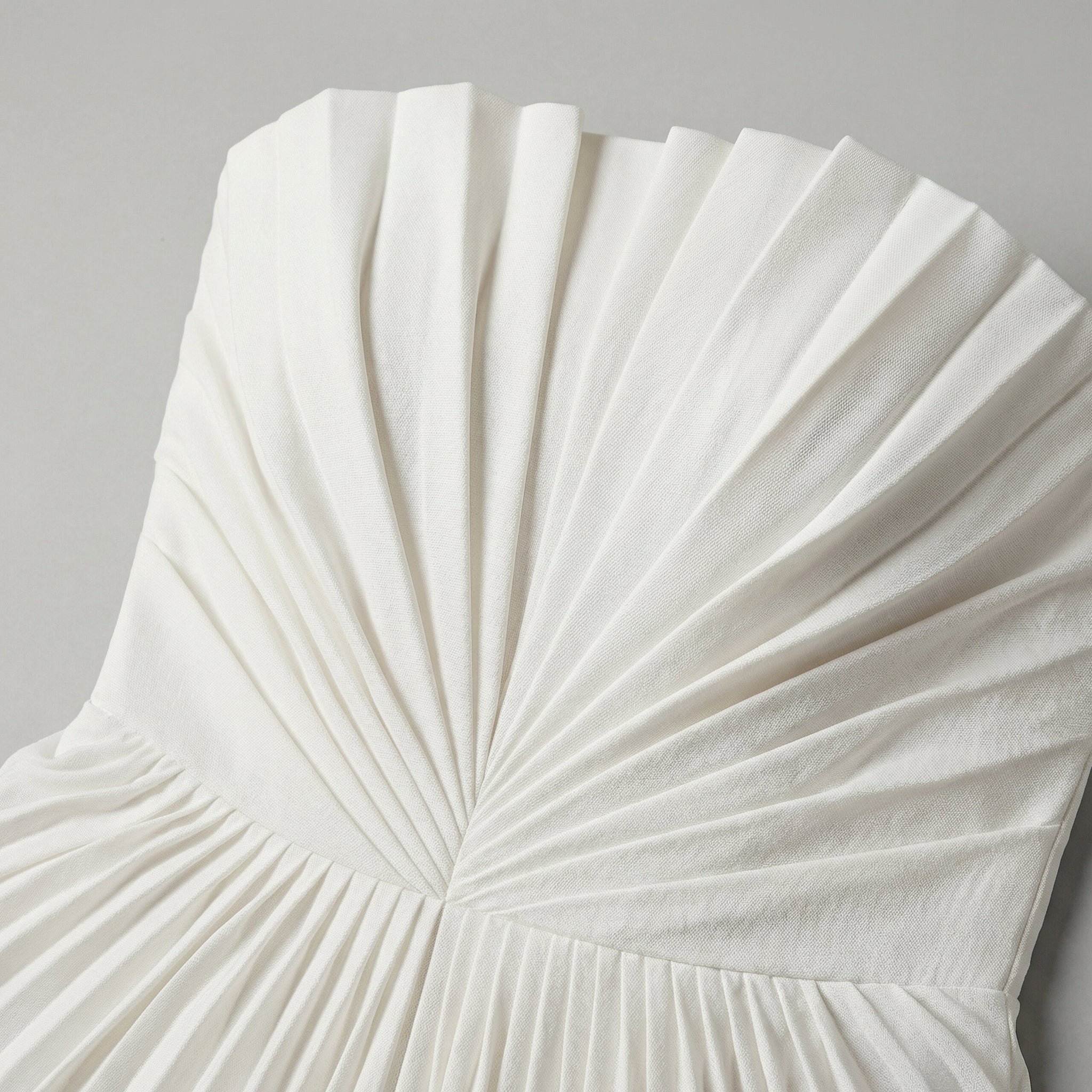 Lia – Long Pleated Strapless Dress - Image 3