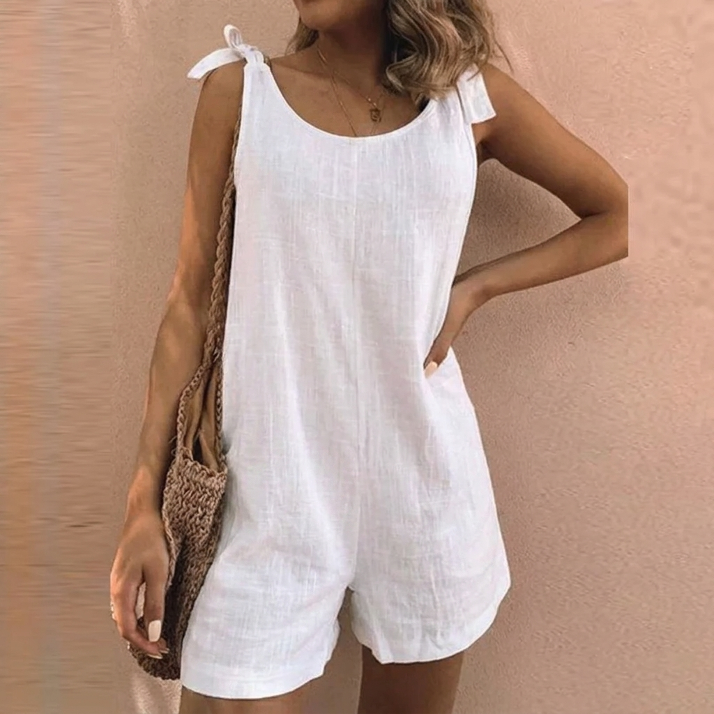 Lina – Cotton Playsuit for Women
