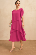 Luisa – Women Layered Chiffon Dress - Image 6