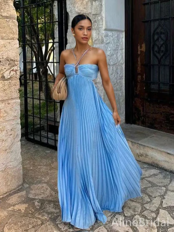 Mia – Pleated Sleeveless Dress - Image 6