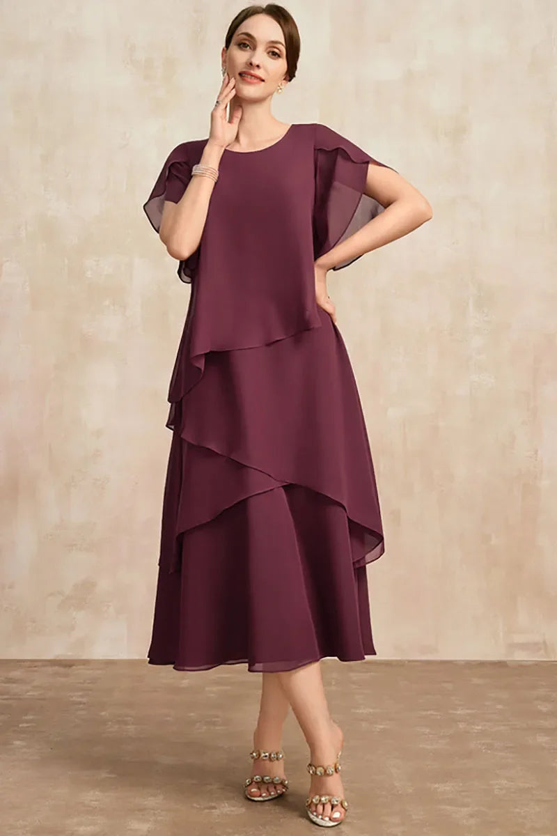 Luisa – Women Layered Chiffon Dress - Image 2