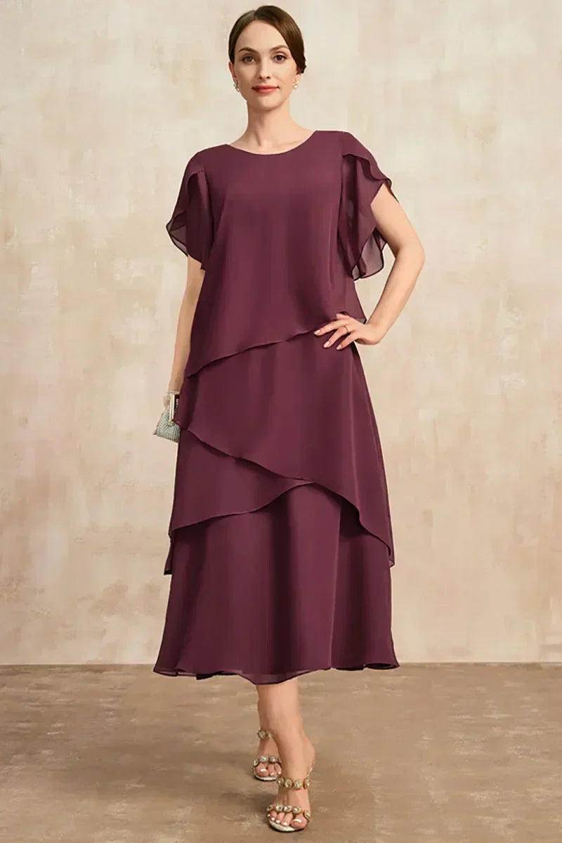 Luisa – Women Layered Chiffon Dress - Image 3