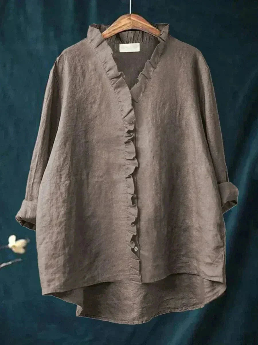Chloe – Flowy Ruffled Blouse - Image 5