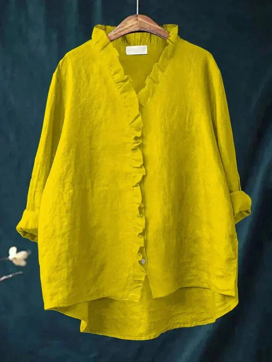 Chloe – Flowy Ruffled Blouse - Image 3