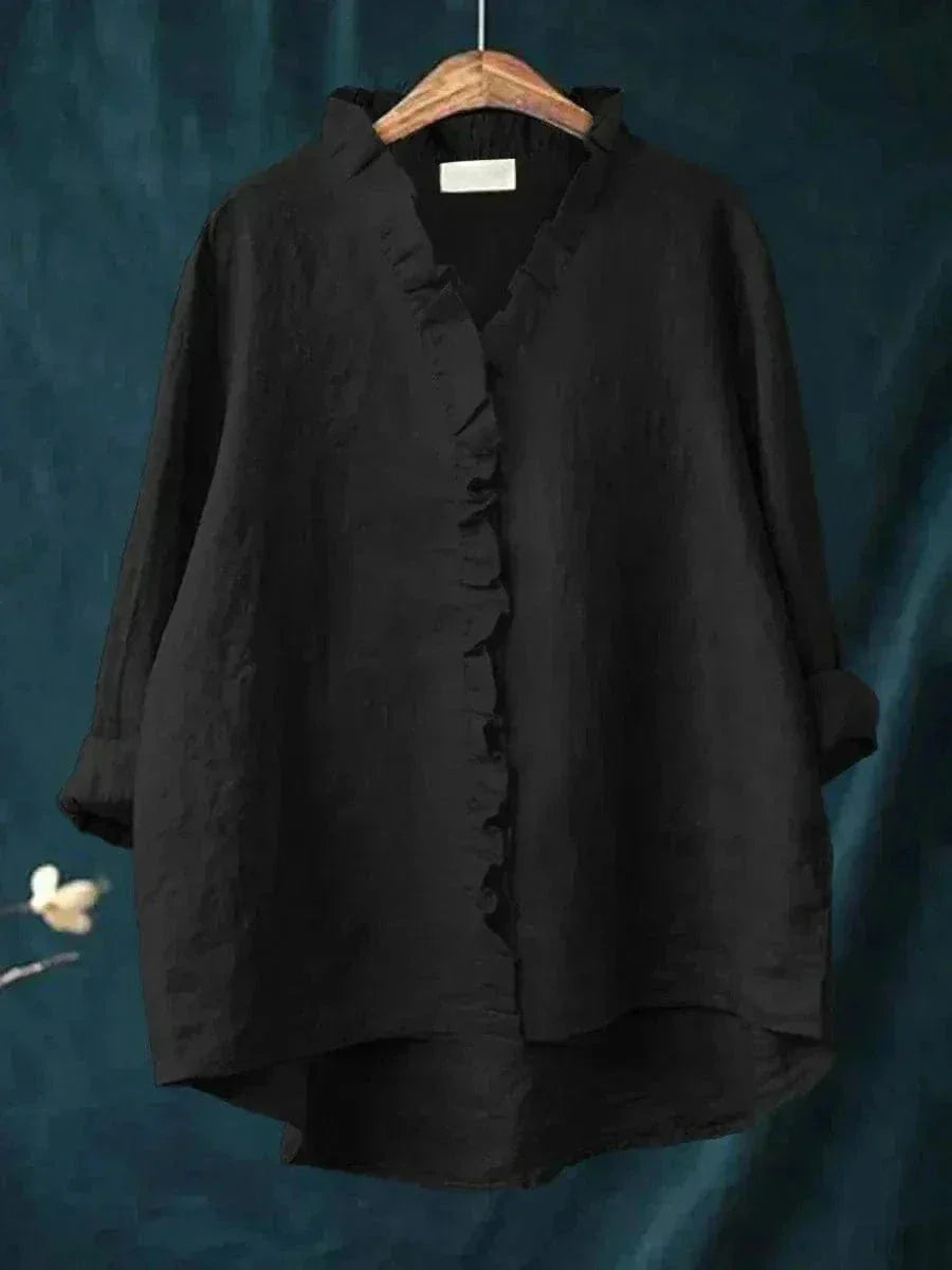 Chloe – Flowy Ruffled Blouse - Image 7