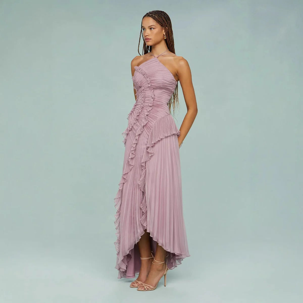 Emilia – Elegantes Plisseekleid für Damen - Image 2