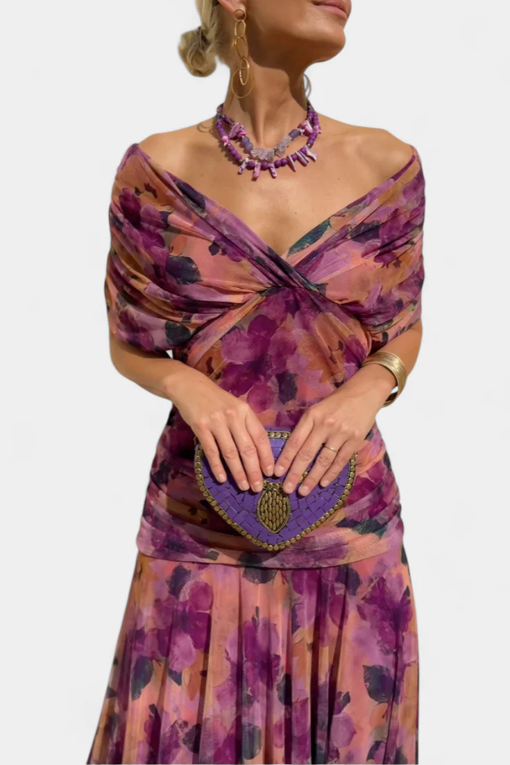 Kirsten – Elegantes schulterfreies Maxikleid für Damen - Image 14