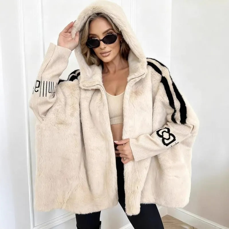 Hooded Jacket Women's with Sporty Stripes | E&R - 4 - Elvaroza.com