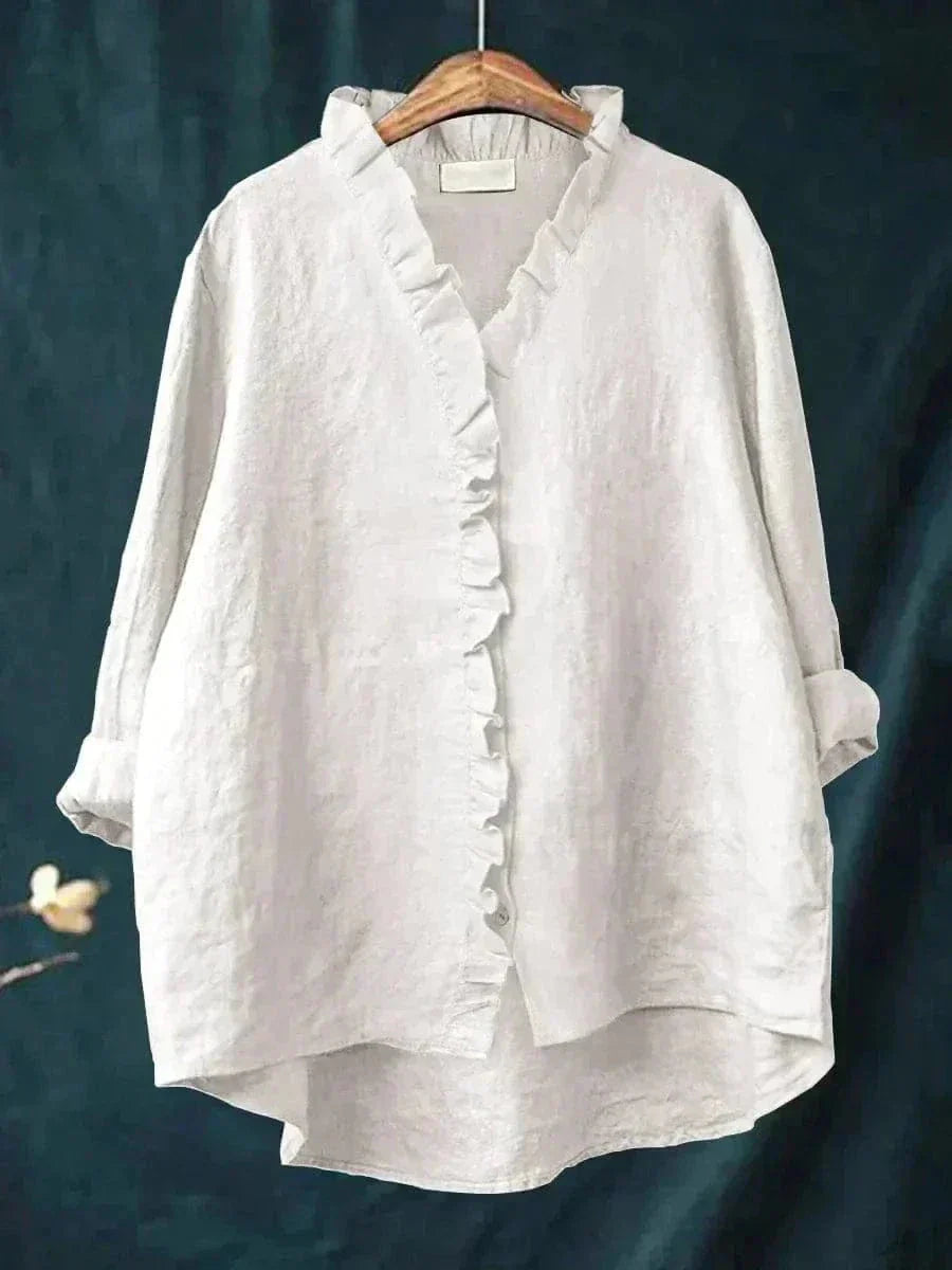 Chloe – Flowy Ruffled Blouse - Image 4