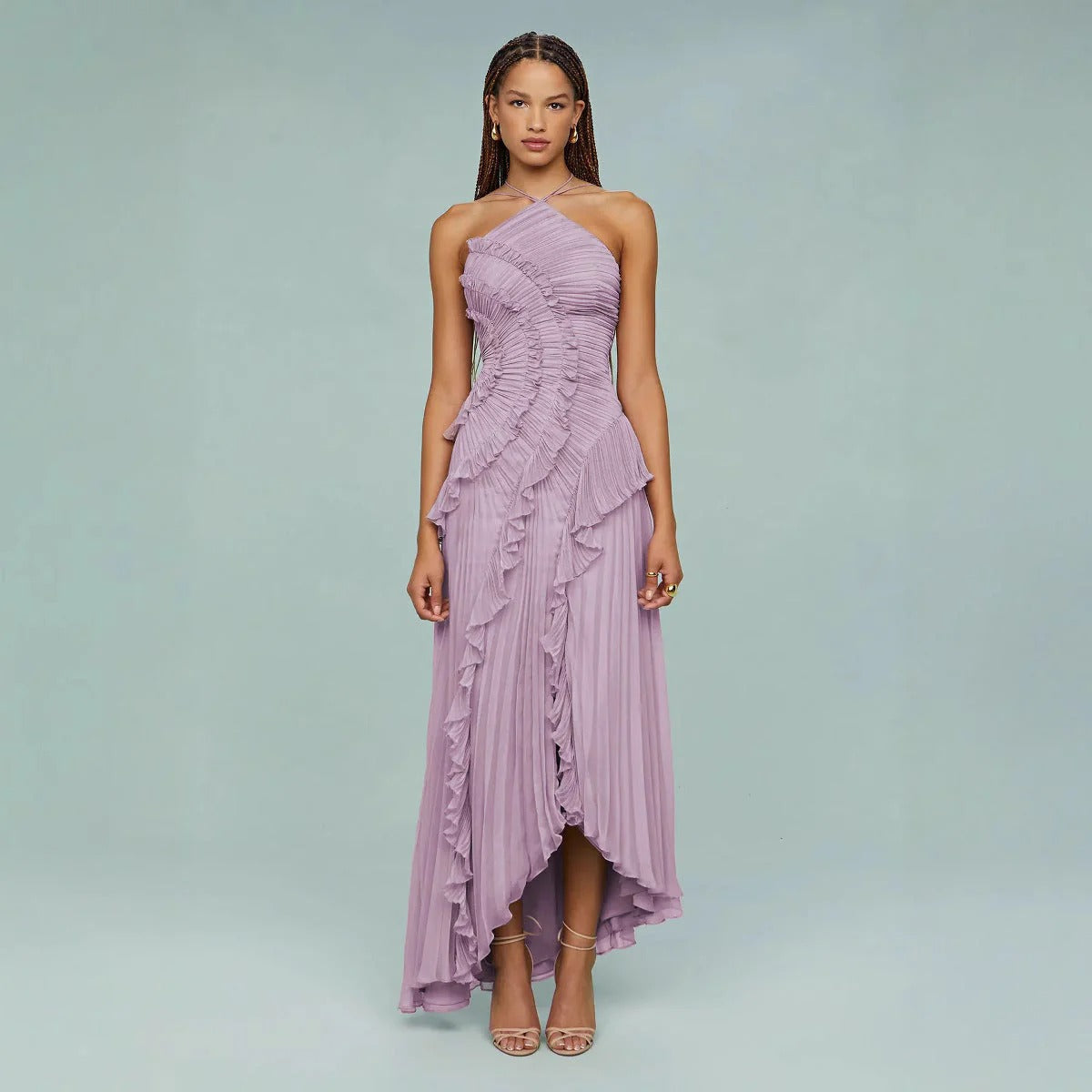 Emilia – Elegantes Plisseekleid für Damen - Image 1