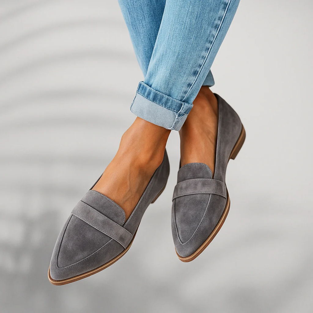 Ballet Flats Women's Suede-Look Upper with Pointed Toe - Image 7