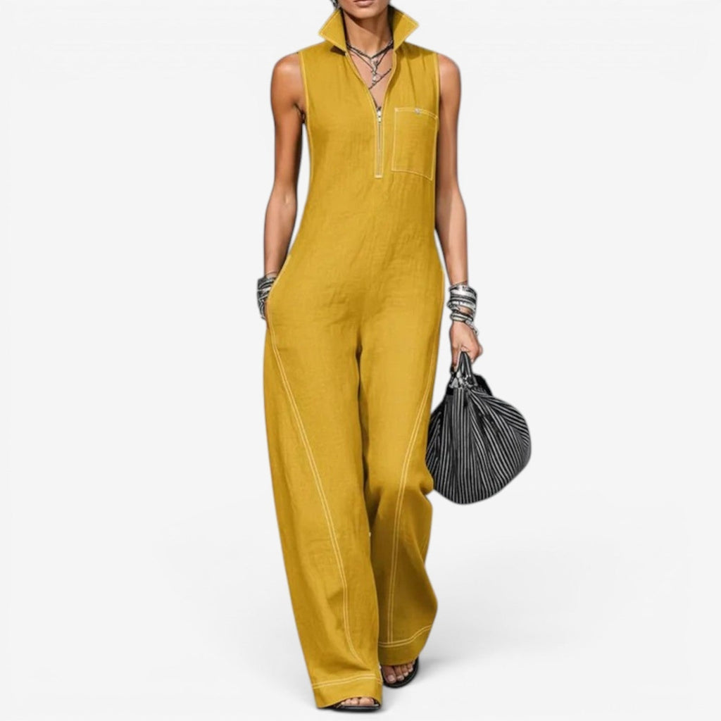 Frieda – Chic Sleeveless jumpsuit - Image 3