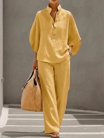 Two-Piece Set Women's | Relaxed Fit with Stand-Up Collar | E&R - 7 - Elvaroza.com