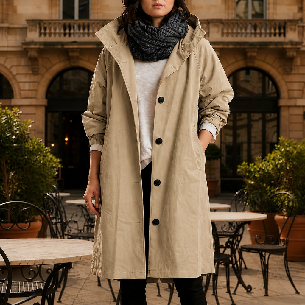 Women's Hooded Jacket with Longline Fit | E&R - 1 - Elvaroza.com