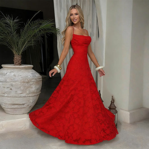 Annika – Elegantes A-Linien-Kleid mit Spaghettiträgern für Damen - Image 2