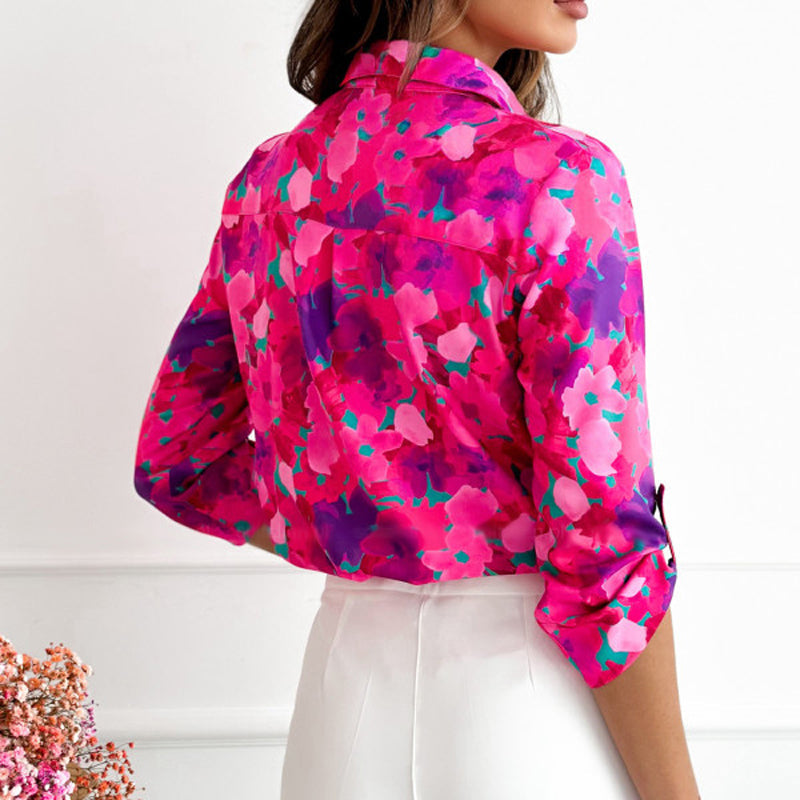 Vanessa – Floral Print Blouse - Image 3