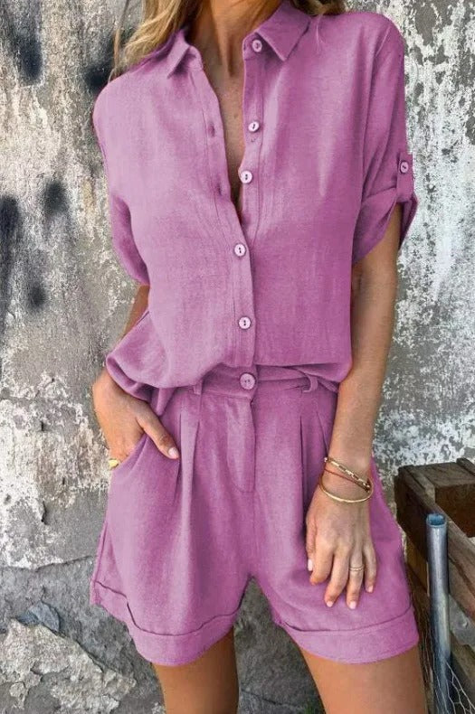 Luna – Women  Lightweight Shorts and Top Outfit - Image 6