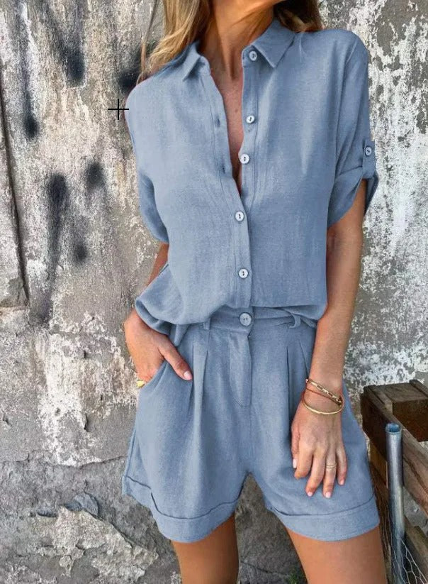 Luna – Women  Lightweight Shorts and Top Outfit - Image 7