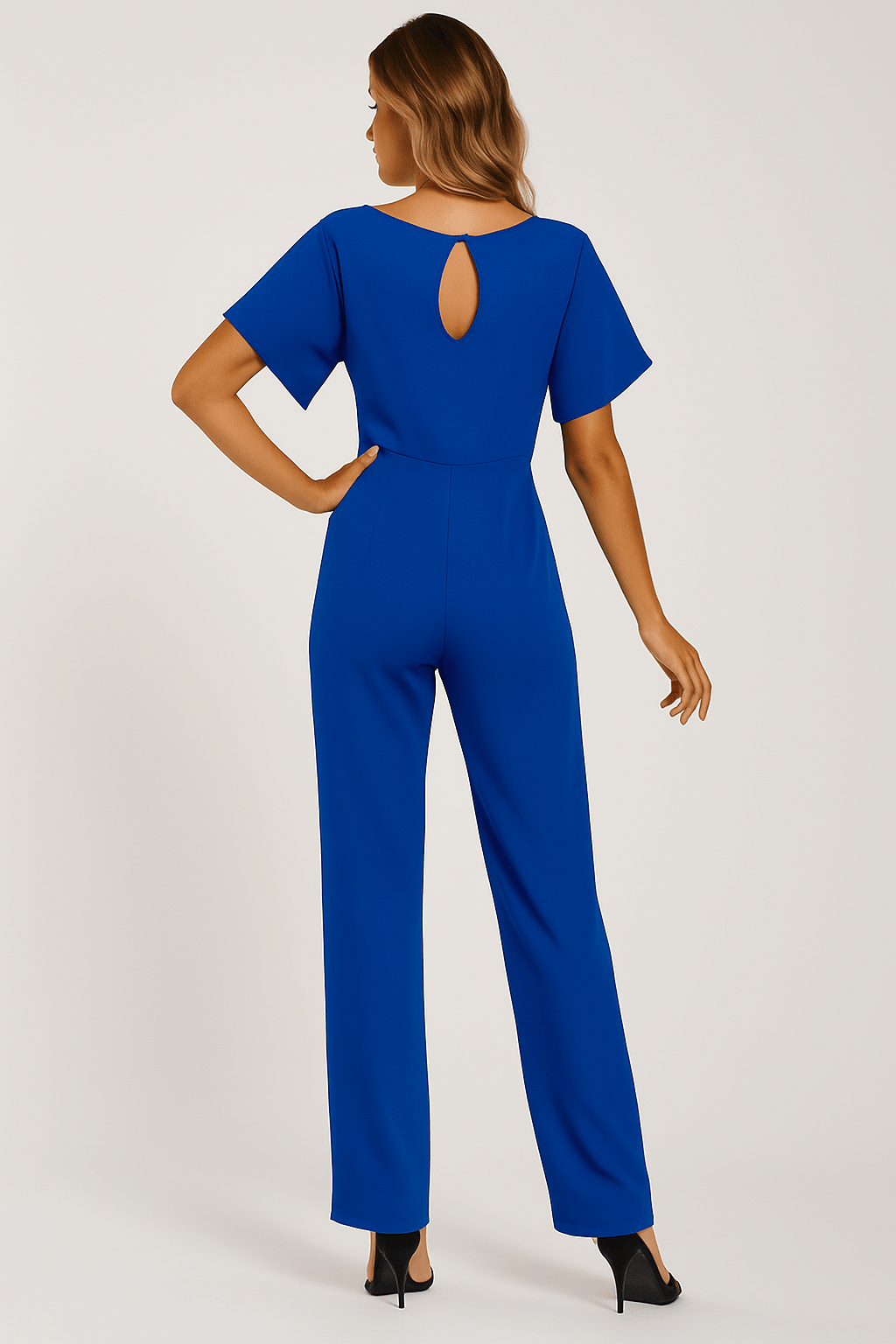 Melanie – Elegant Tie-Belt jumpsuit - Image 8