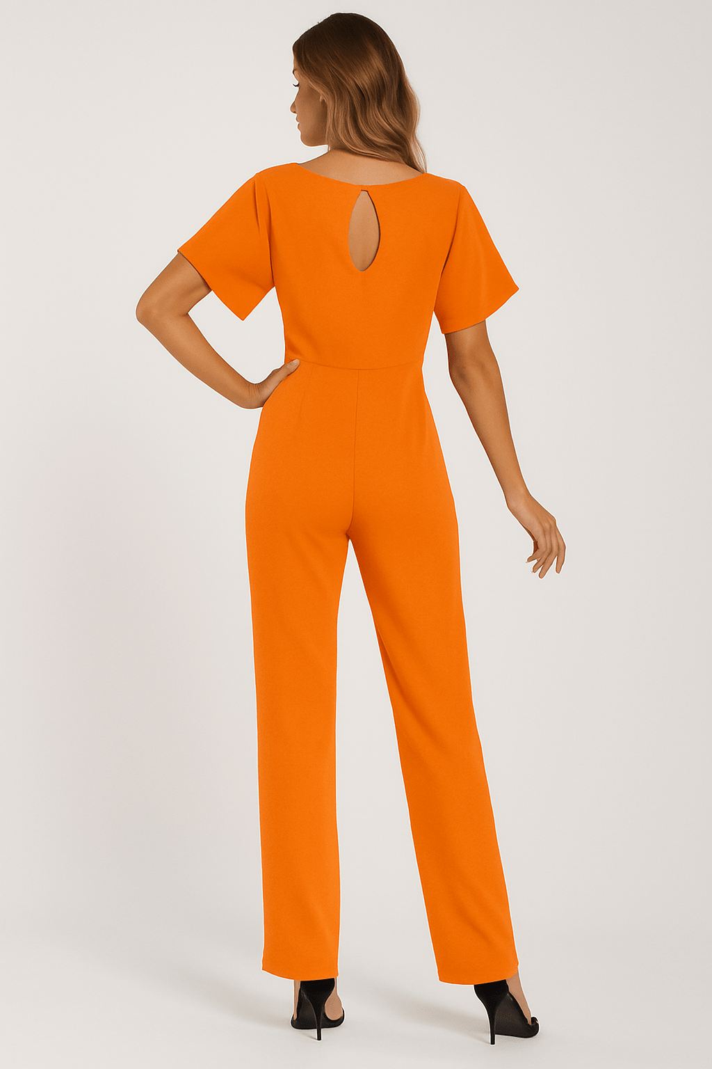Melanie – Elegant Tie-Belt jumpsuit - Image 19