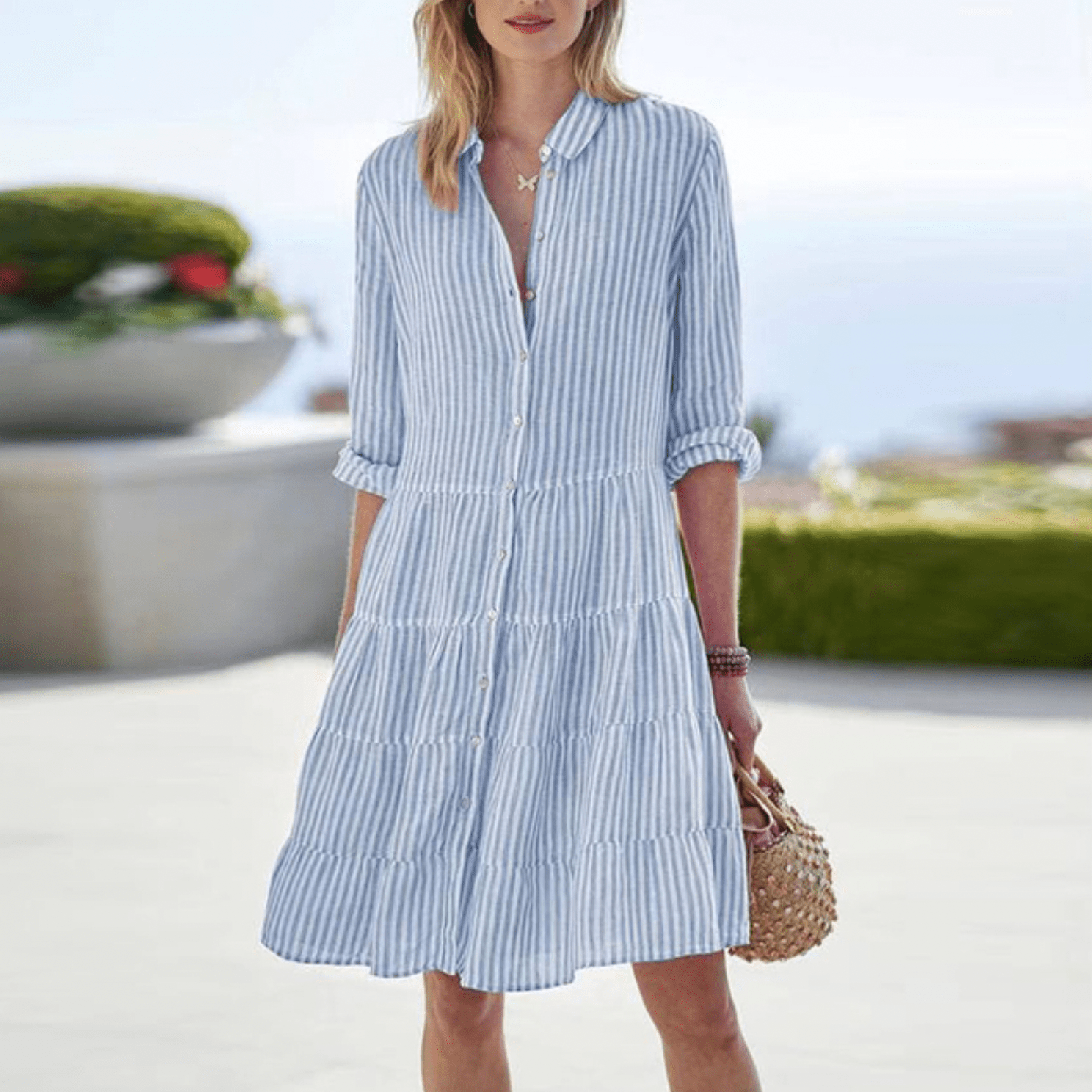 Lena – Floral Wedding Guest Dress - Image 5
